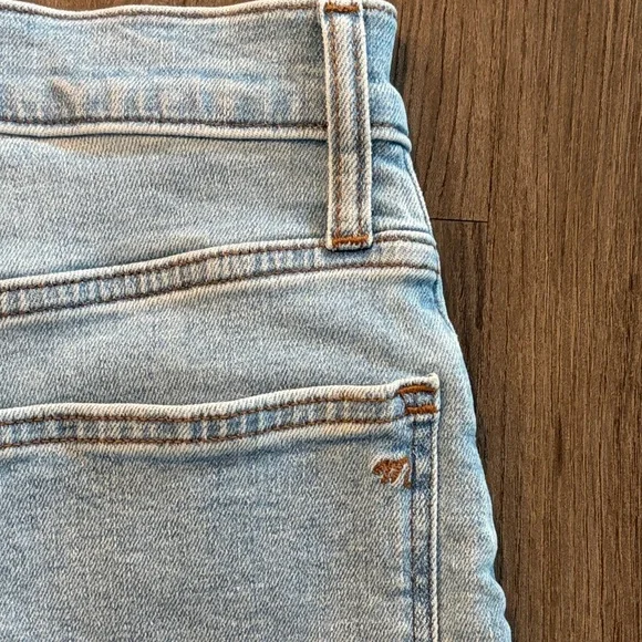 Madewell High-Rise Denim Jean Shorts - Raw Hem - Size 26 - Picture 8 of 9